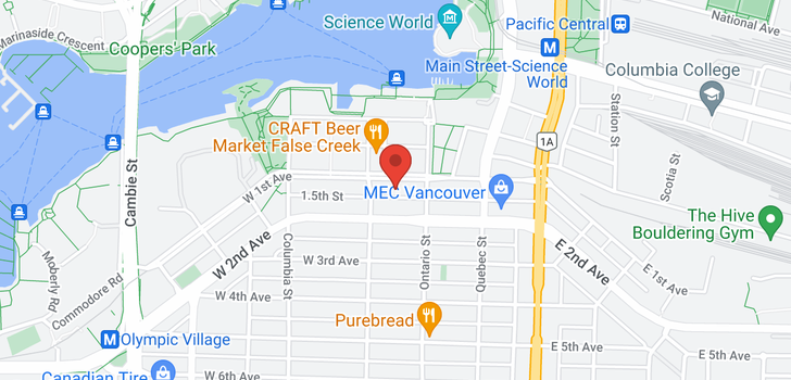 map of 513 38 W 1ST AVENUE